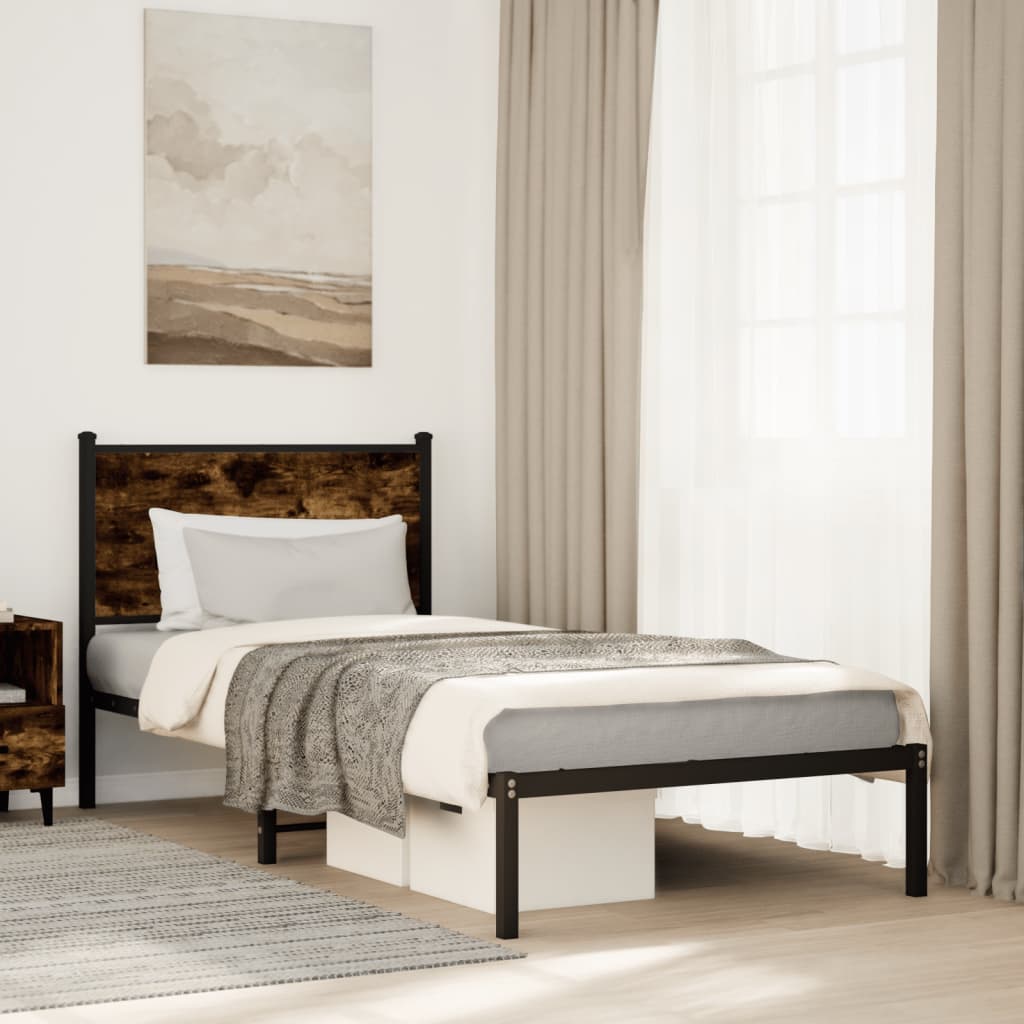 Metal Bed Frame Without Mattress