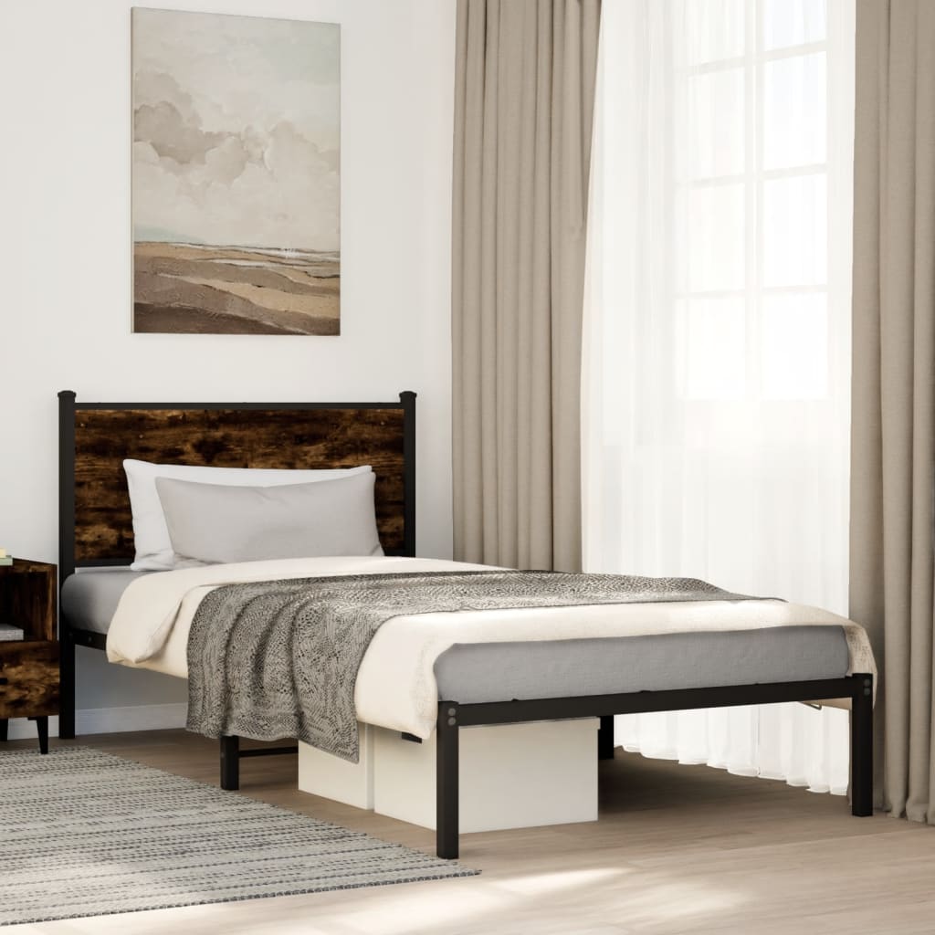 Metal Bed Frame Without Mattress