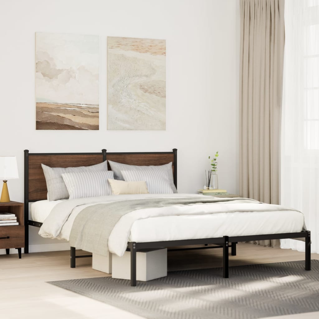Metal Bed Frame Without Mattress