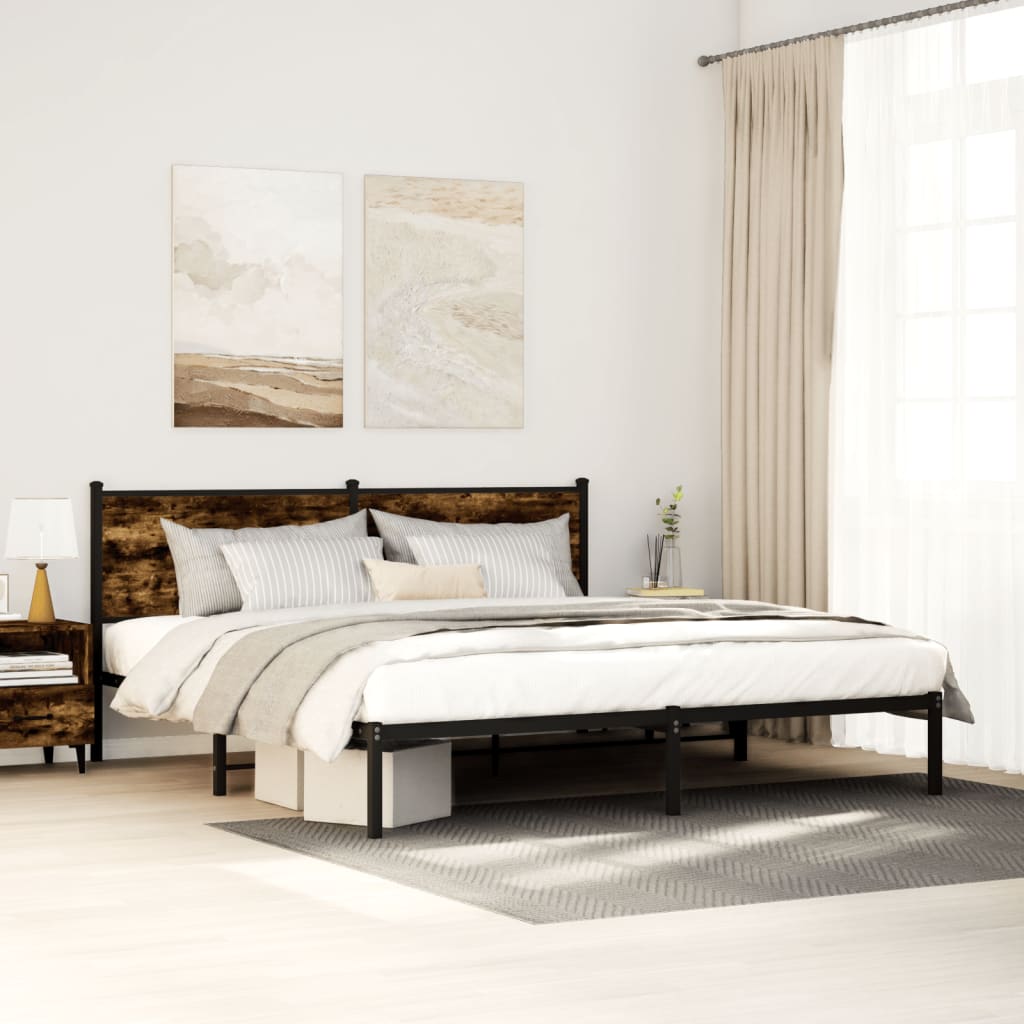 Metal Bed Frame Without Mattress