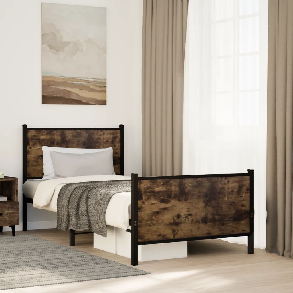 Metal Bed Frame Without Mattress