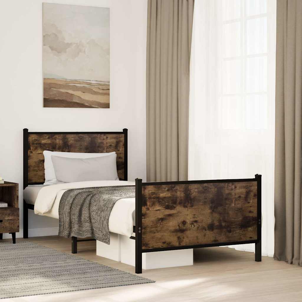 Metal Bed Frame Without Mattress