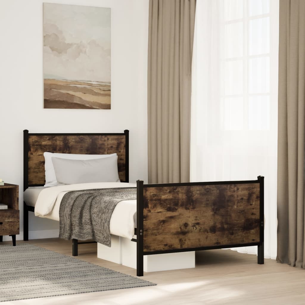 Metal Bed Frame Without Mattress