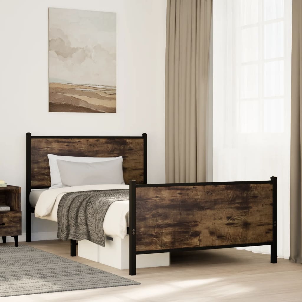 Metal Bed Frame Without Mattress