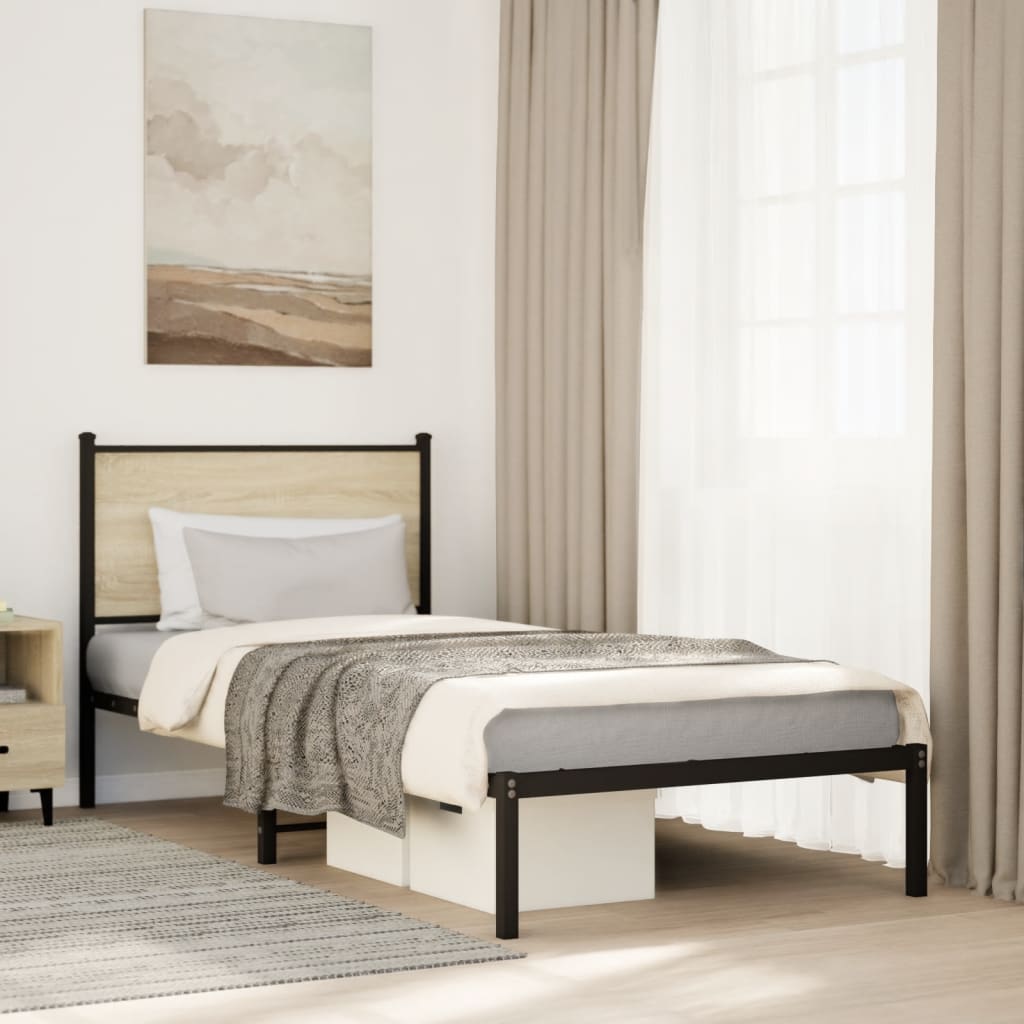 Metal Bed Frame Without Mattress