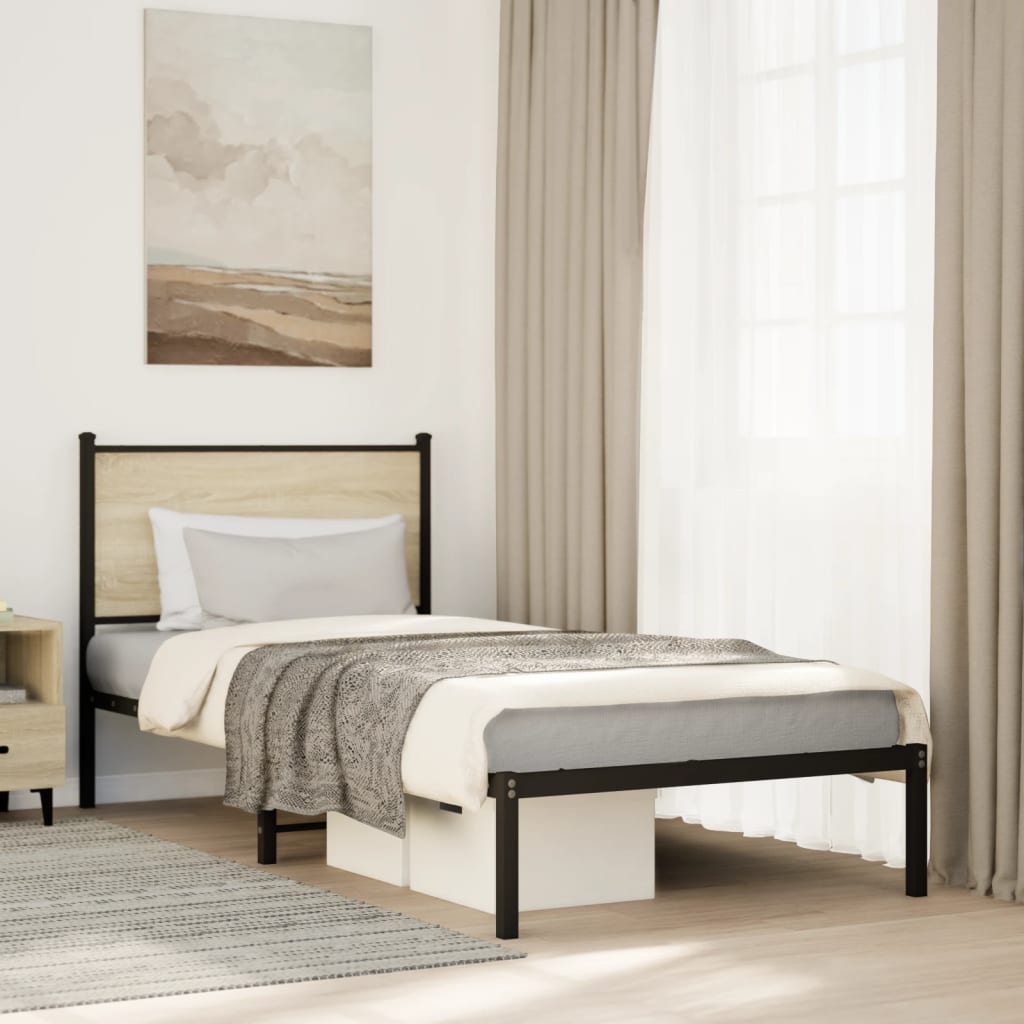 Metal Bed Frame Without Mattress