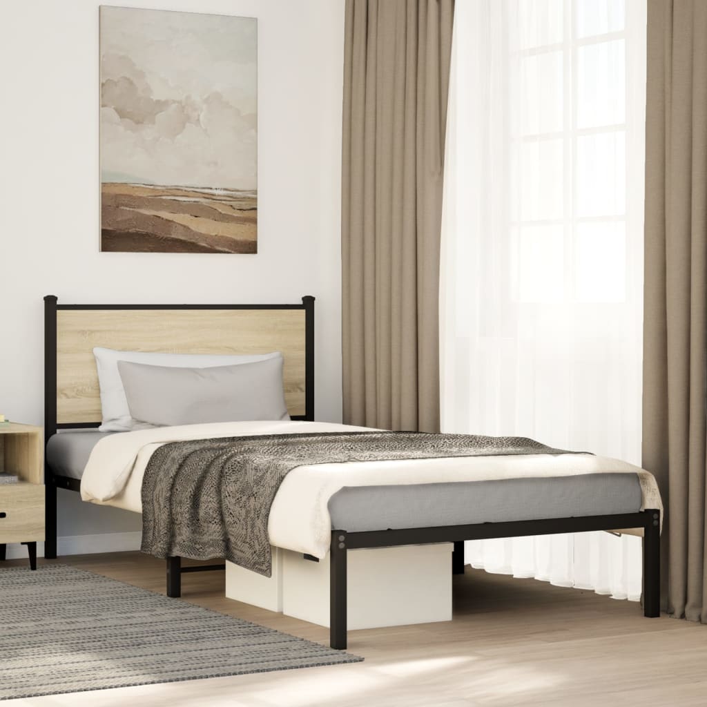 Metal Bed Frame Without Mattress