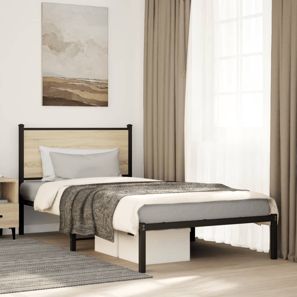 Metal Bed Frame Without Mattress