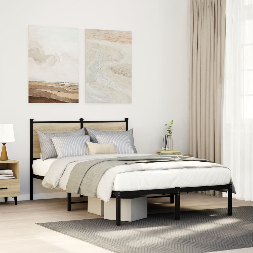 Metal Bed Frame Without Mattress