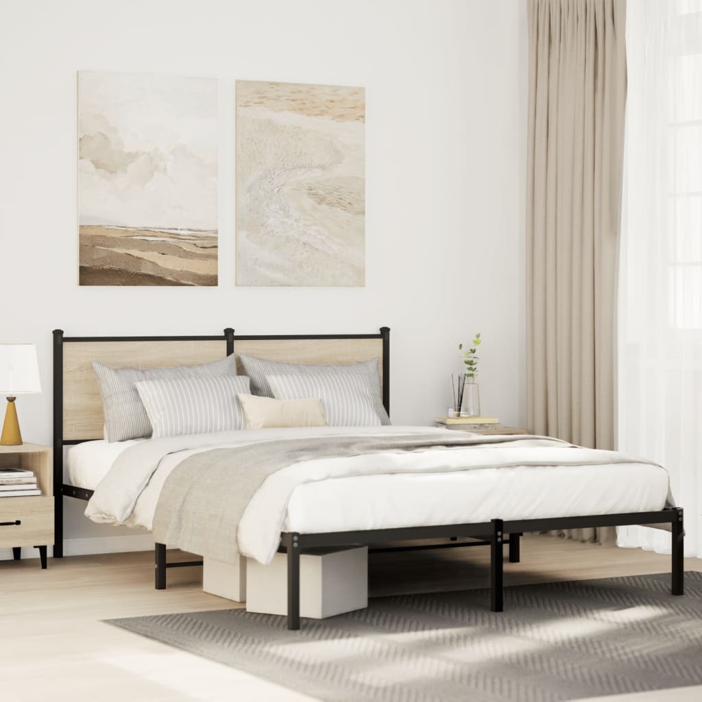 Metal Bed Frame Without Mattress