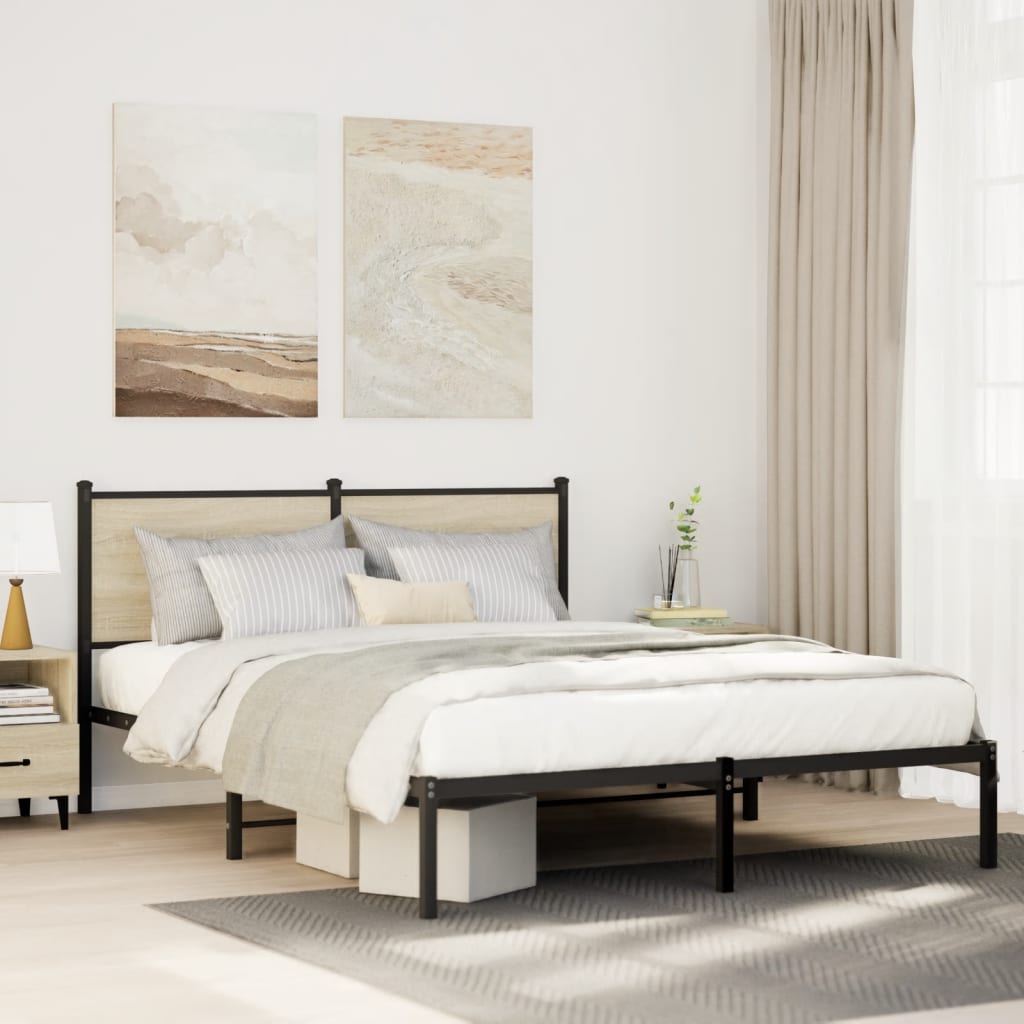 Metal Bed Frame Without Mattress