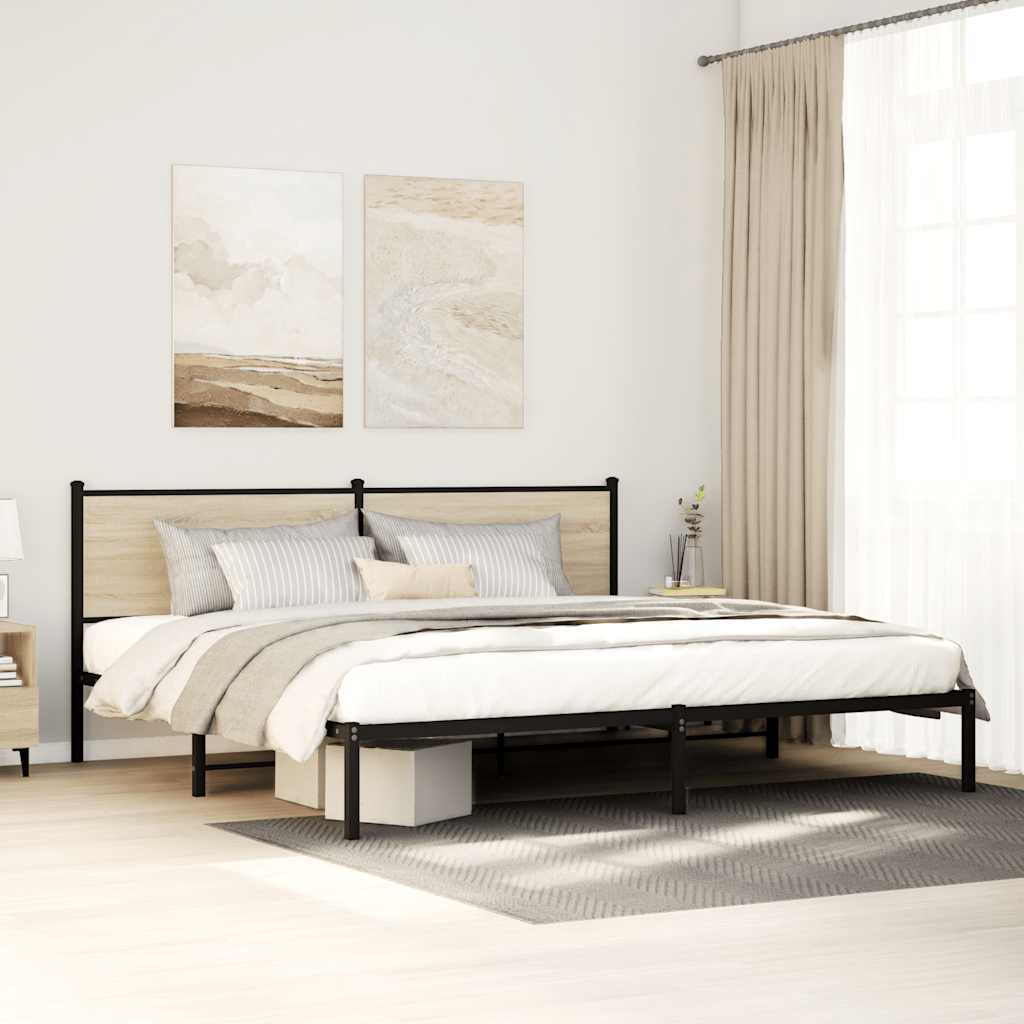 Metal Bed Frame Without Mattress