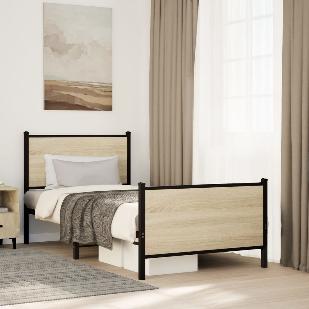 Metal Bed Frame Without Mattress