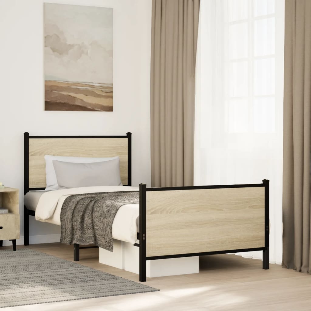 Metal Bed Frame Without Mattress