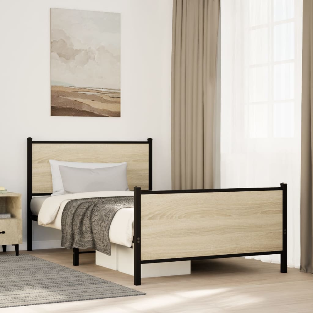 Metal Bed Frame Without Mattress