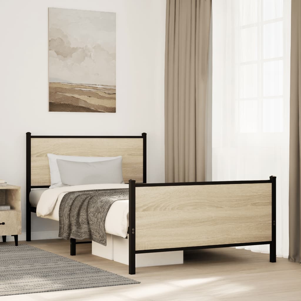 Metal Bed Frame Without Mattress