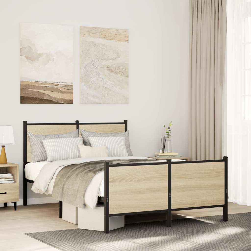 Metal Bed Frame Without Mattress