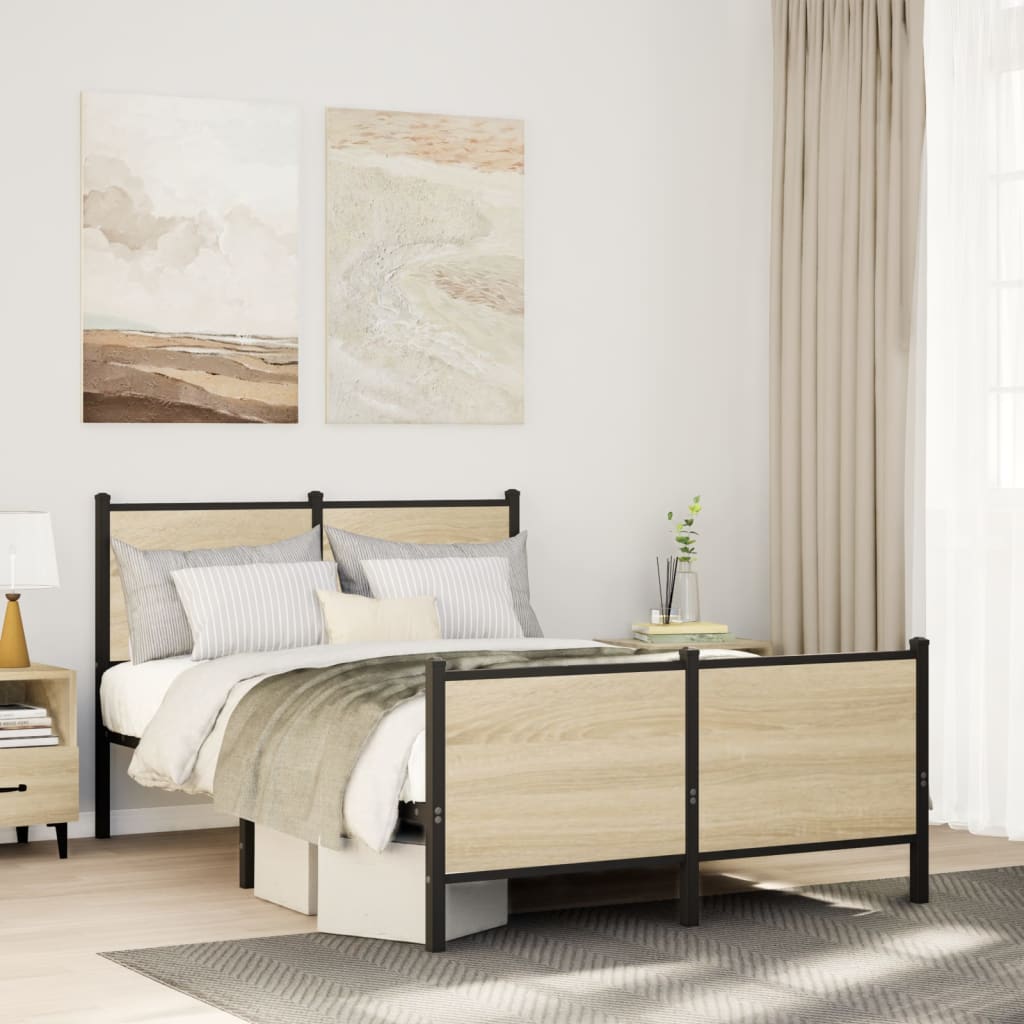 Metal Bed Frame Without Mattress