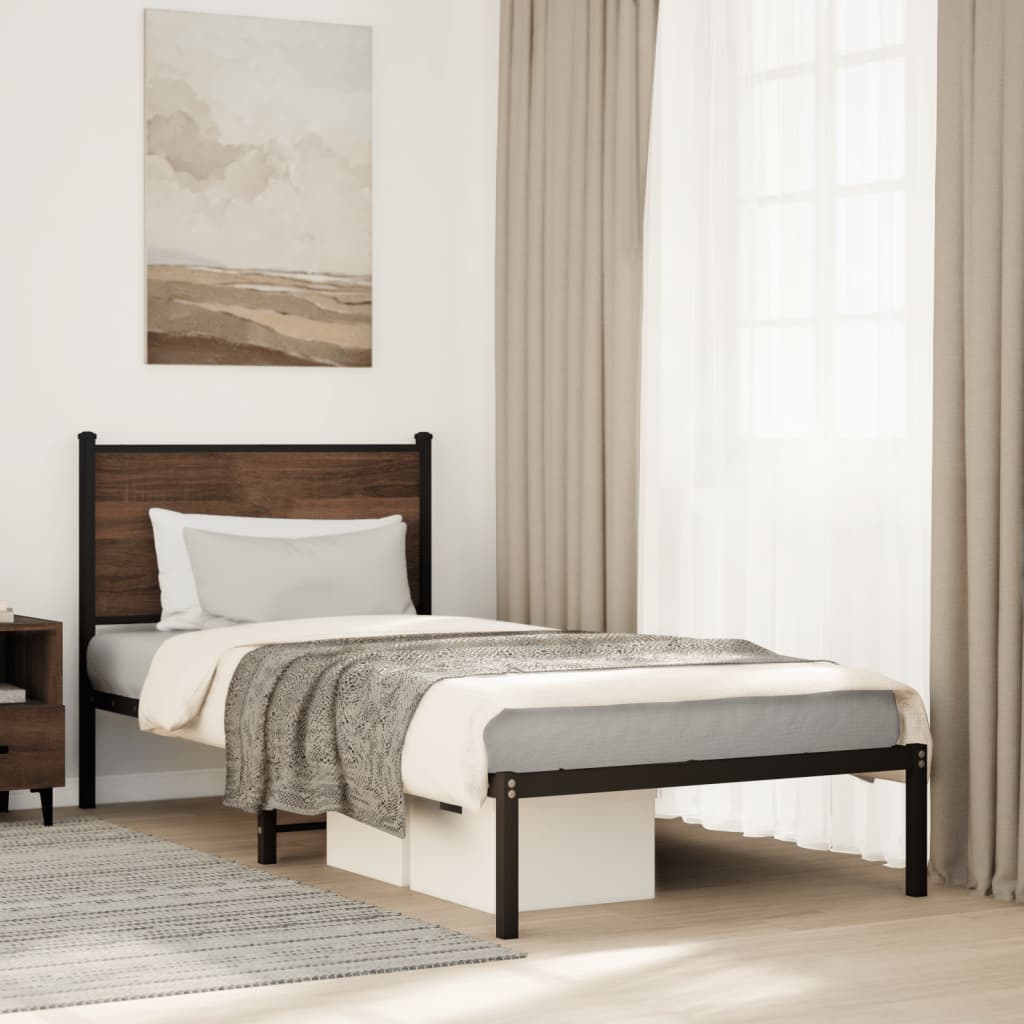 Metal Bed Frame Without Mattress