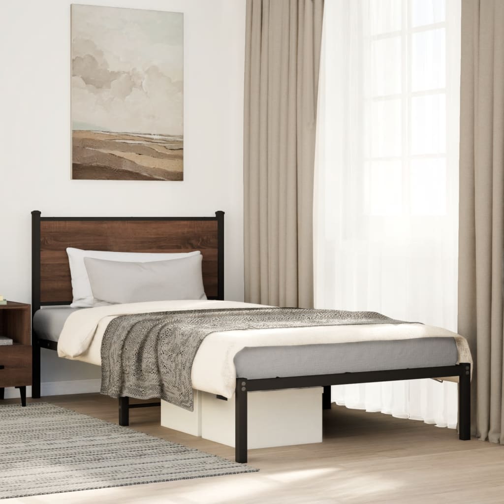 Metal Bed Frame Without Mattress