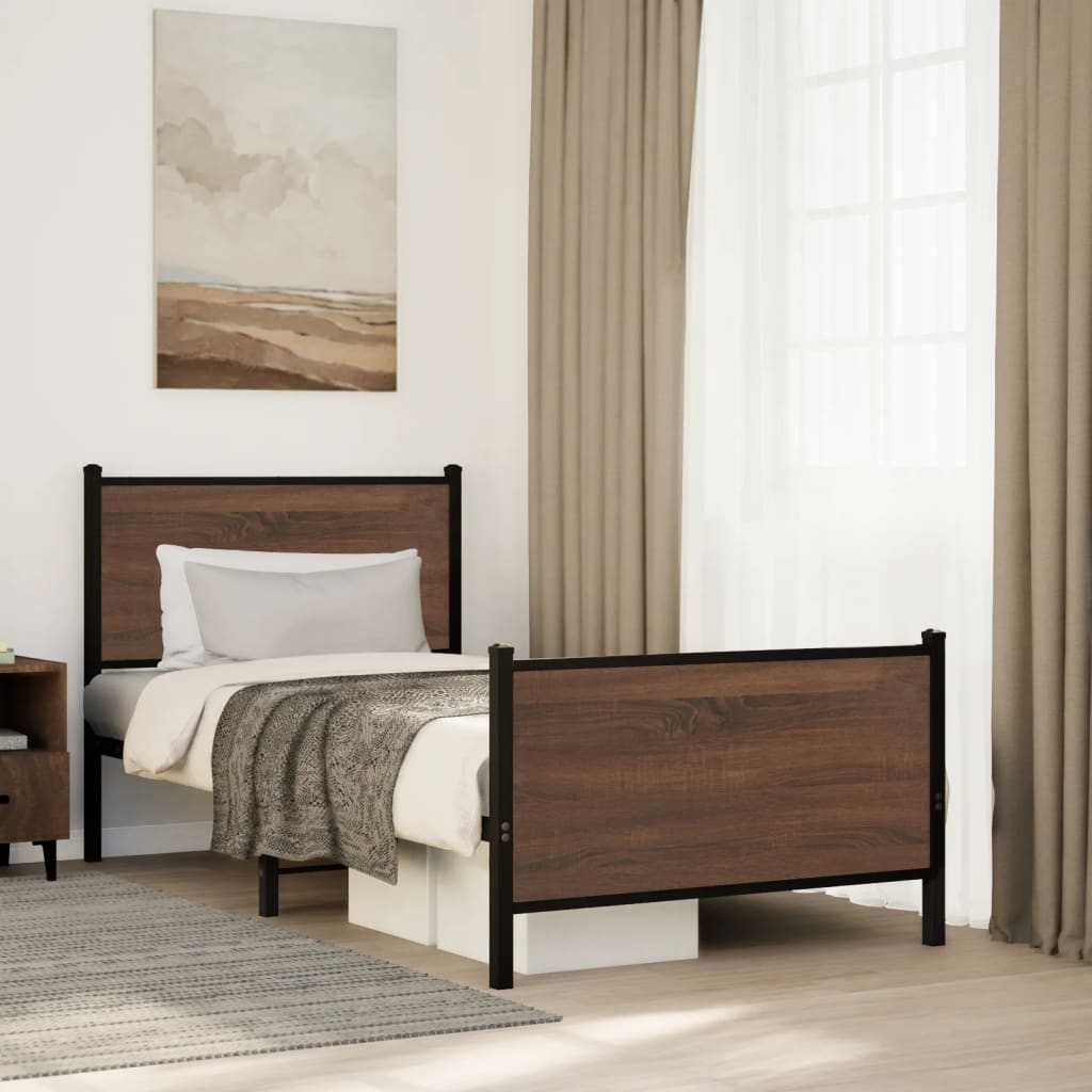 Metal Bed Frame Without Mattress