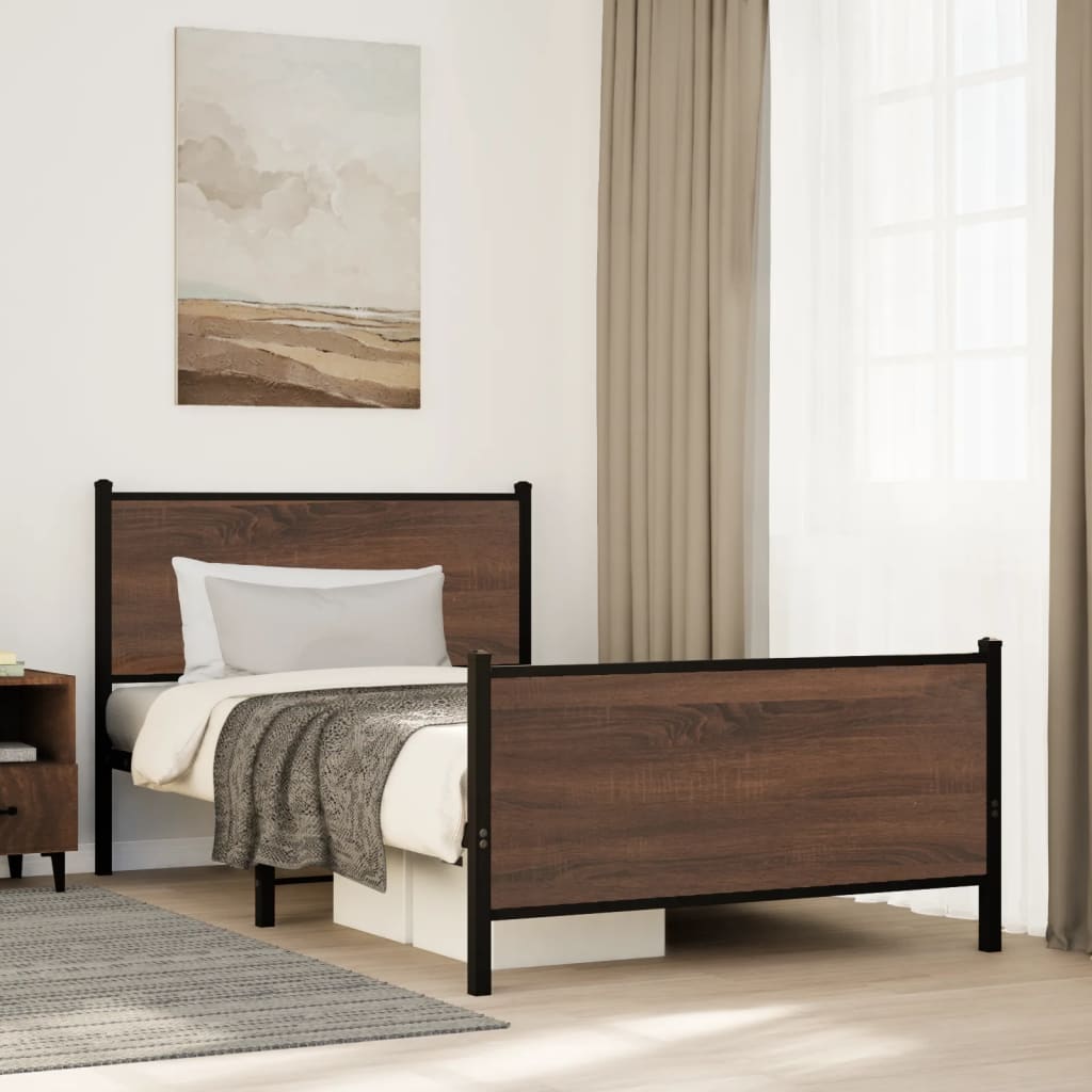 Metal Bed Frame Without Mattress