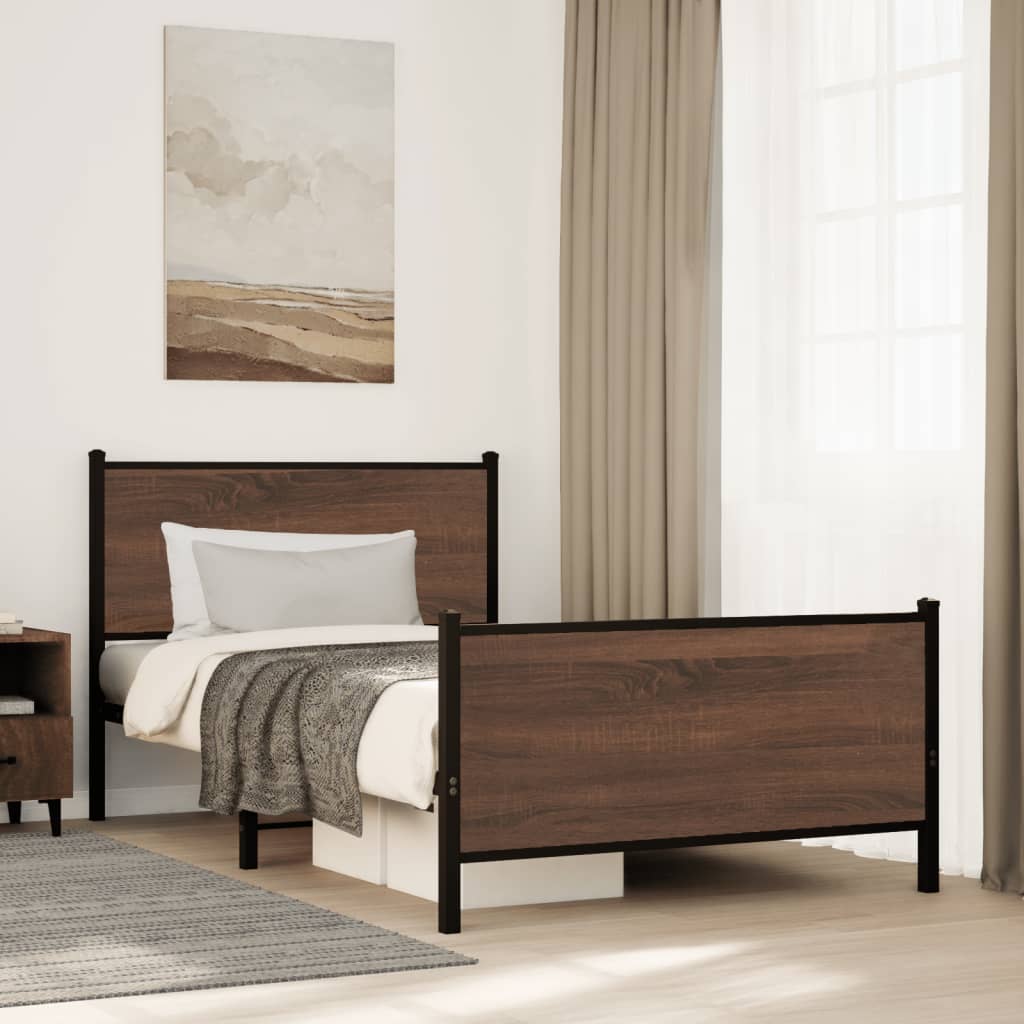 Metal Bed Frame Without Mattress