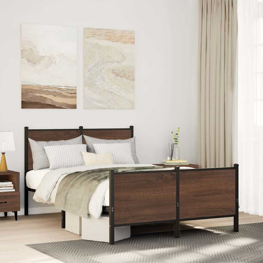 Metal Bed Frame Without Mattress