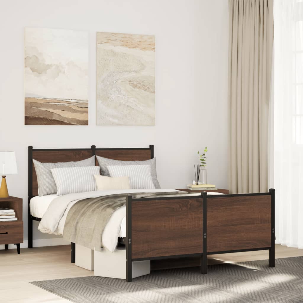 Metal Bed Frame Without Mattress
