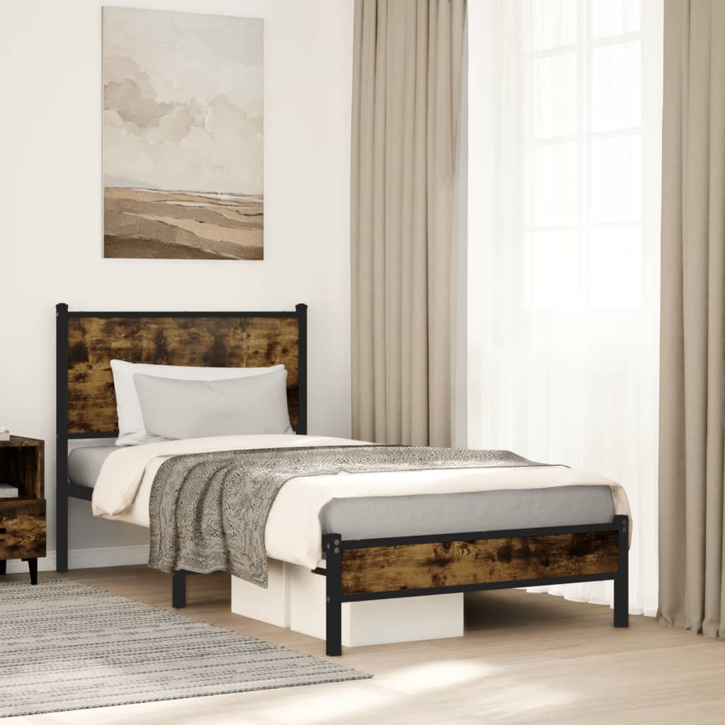 Metal Bed Frame Without Mattress