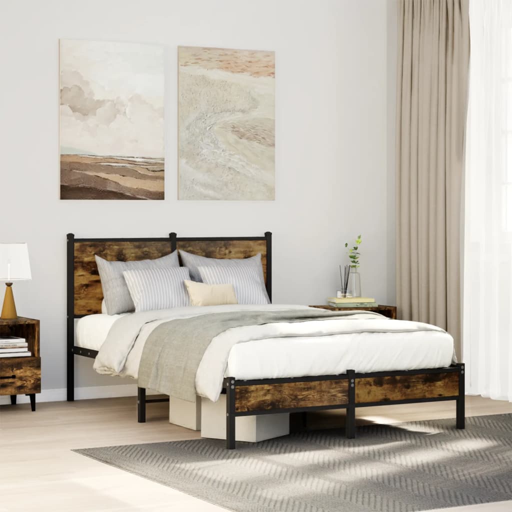Metal Bed Frame Without Mattress