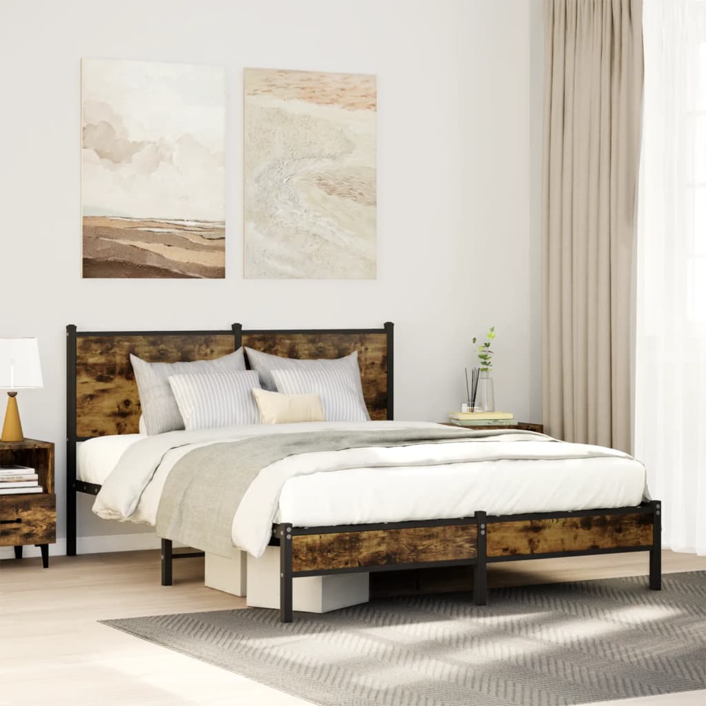 Metal Bed Frame Without Mattress