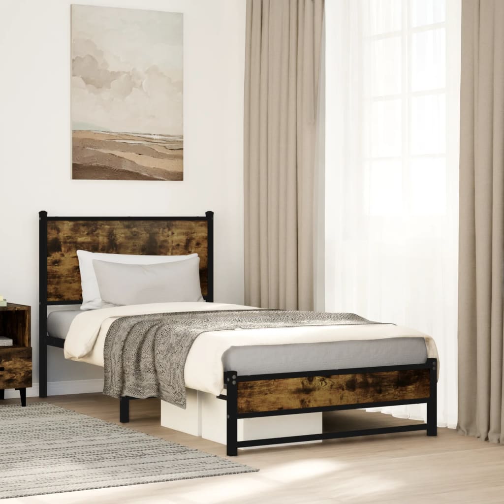 Metal Bed Frame Without Mattress