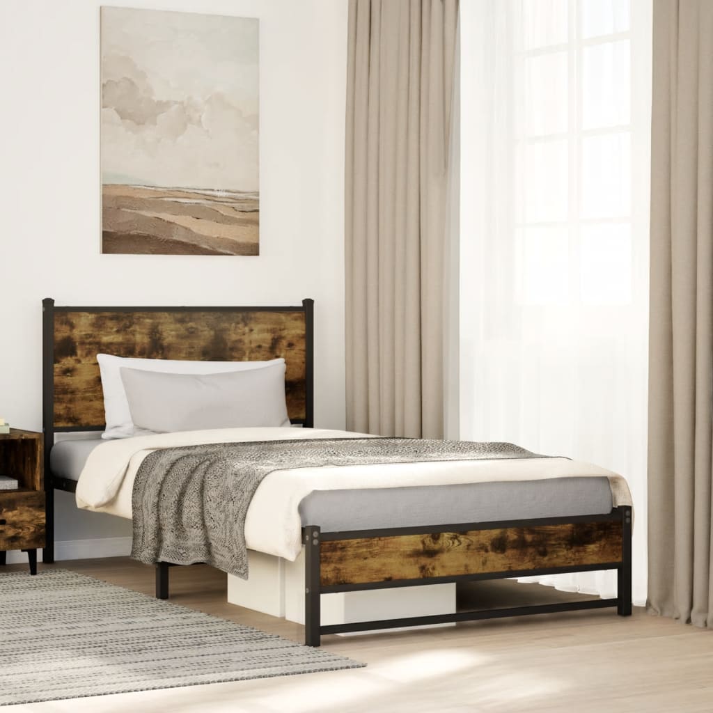 Metal Bed Frame Without Mattress