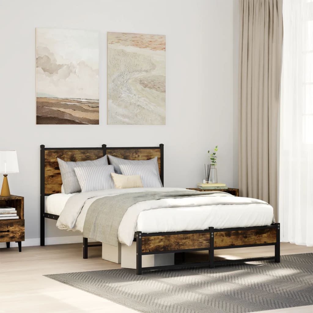 Metal Bed Frame Without Mattress
