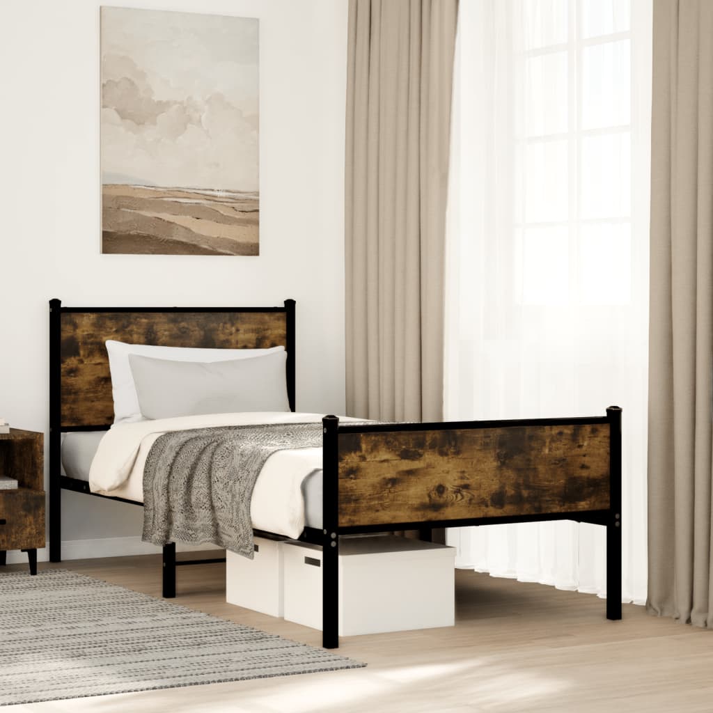Metal Bed Frame Without Mattress