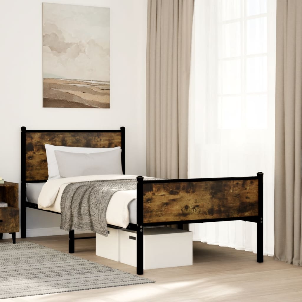 Metal Bed Frame Without Mattress