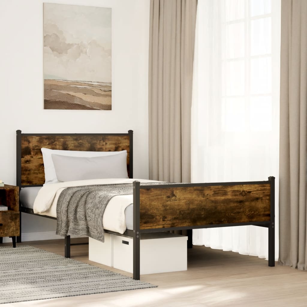 Metal Bed Frame Without Mattress