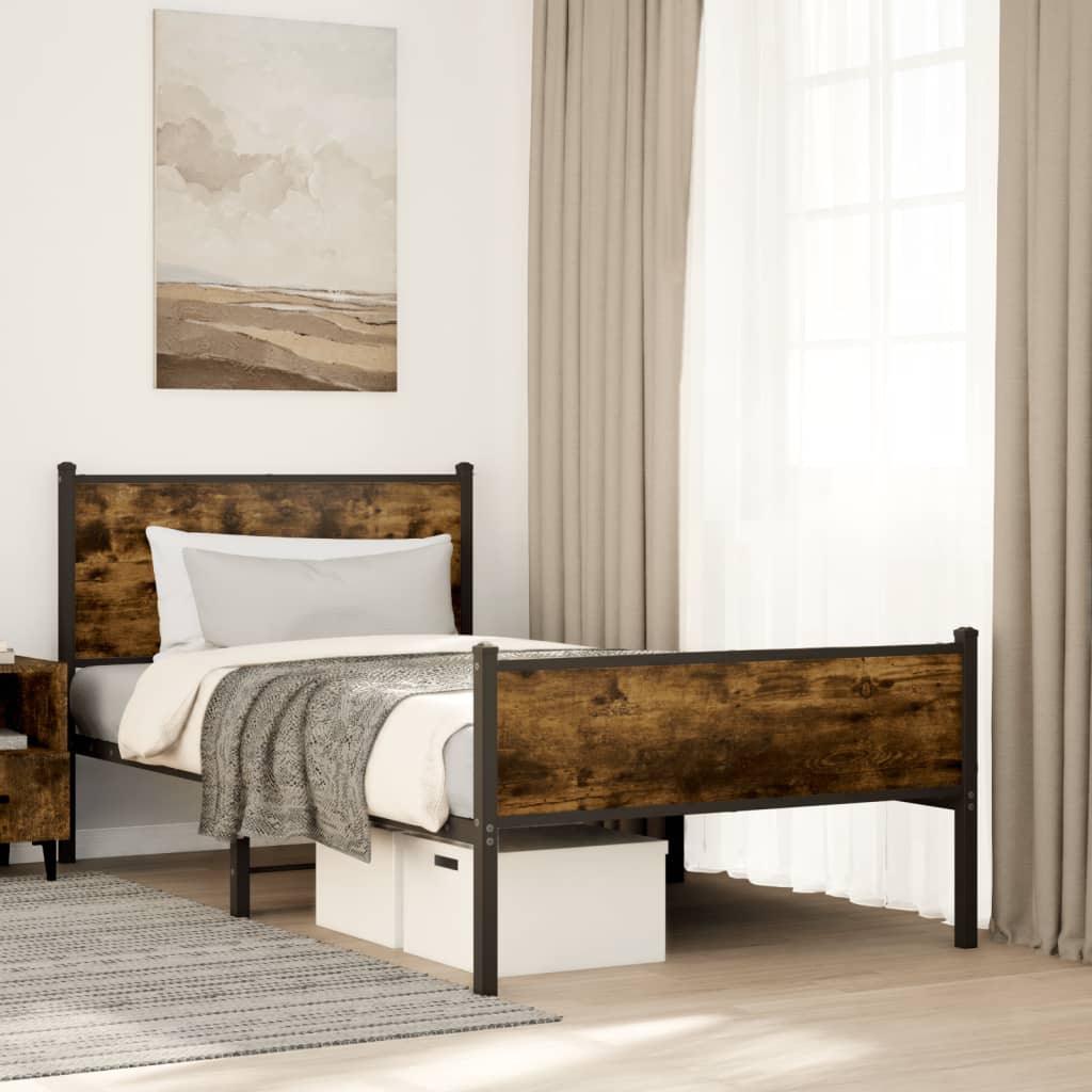 Metal Bed Frame Without Mattress