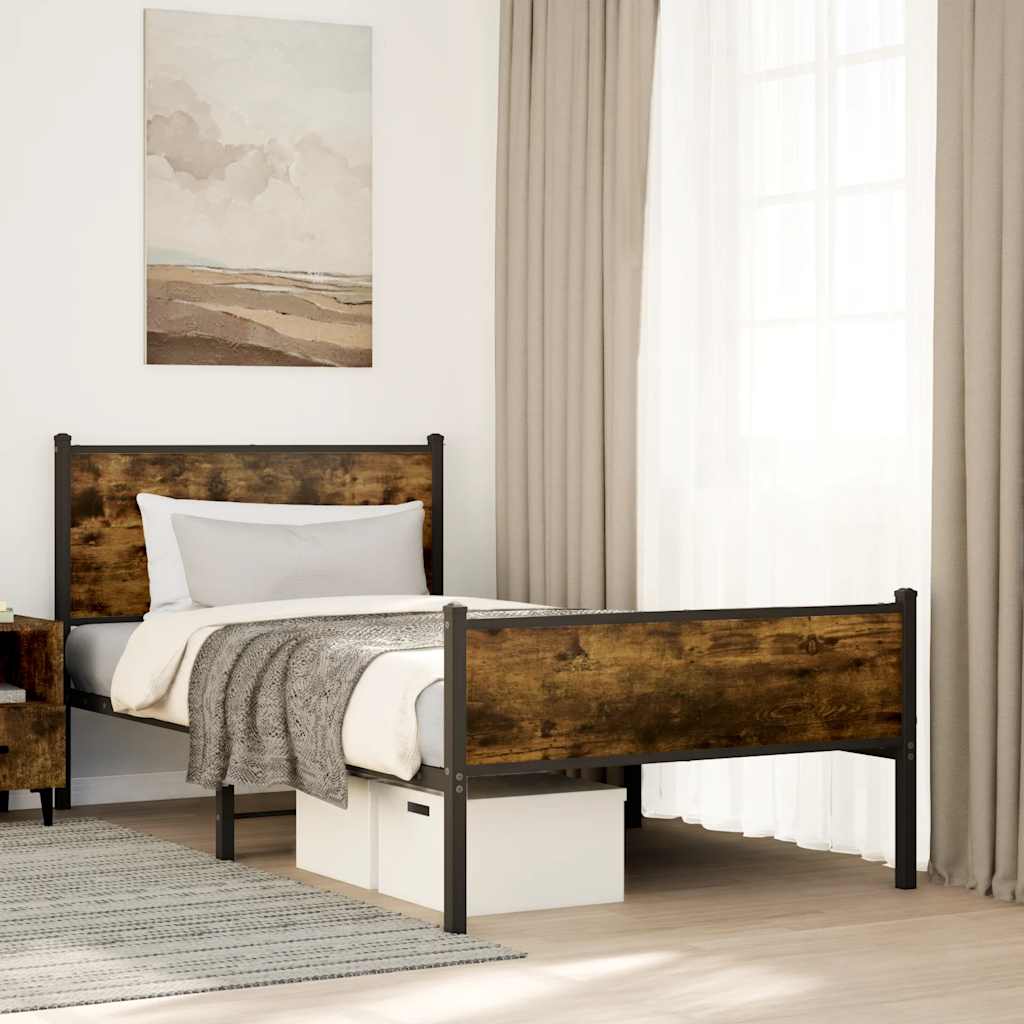 Metal Bed Frame Without Mattress