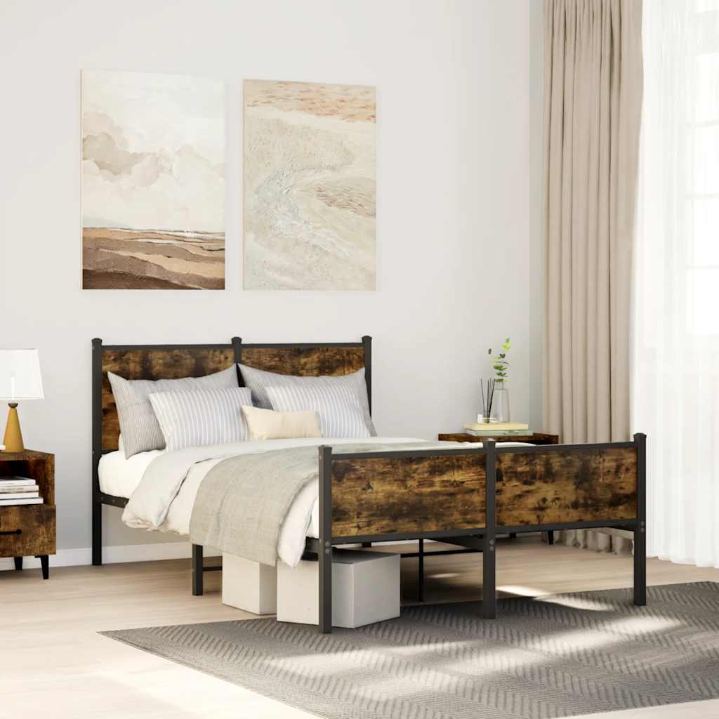 Metal Bed Frame Without Mattress