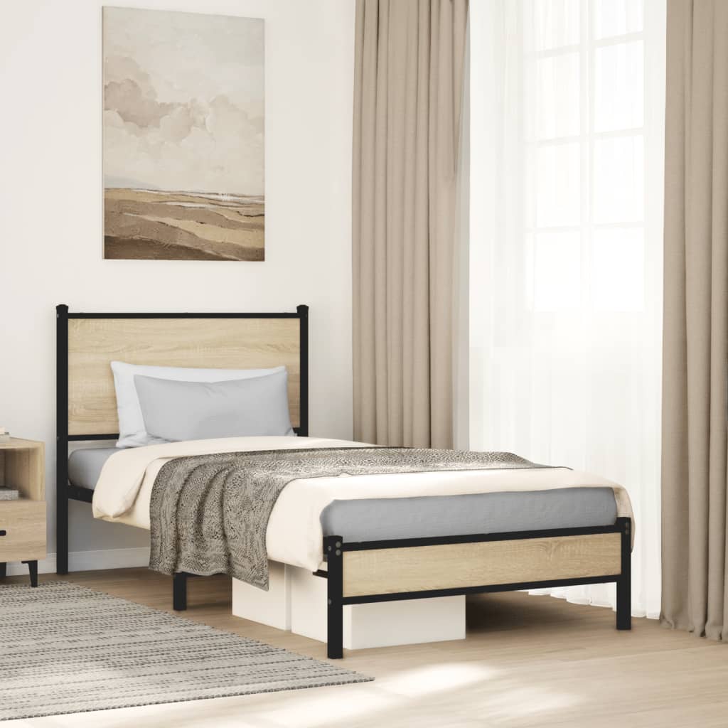 Metal Bed Frame Without Mattress