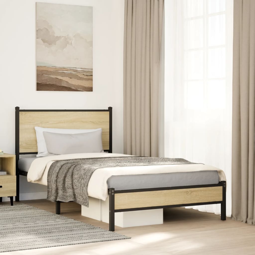 Metal Bed Frame Without Mattress
