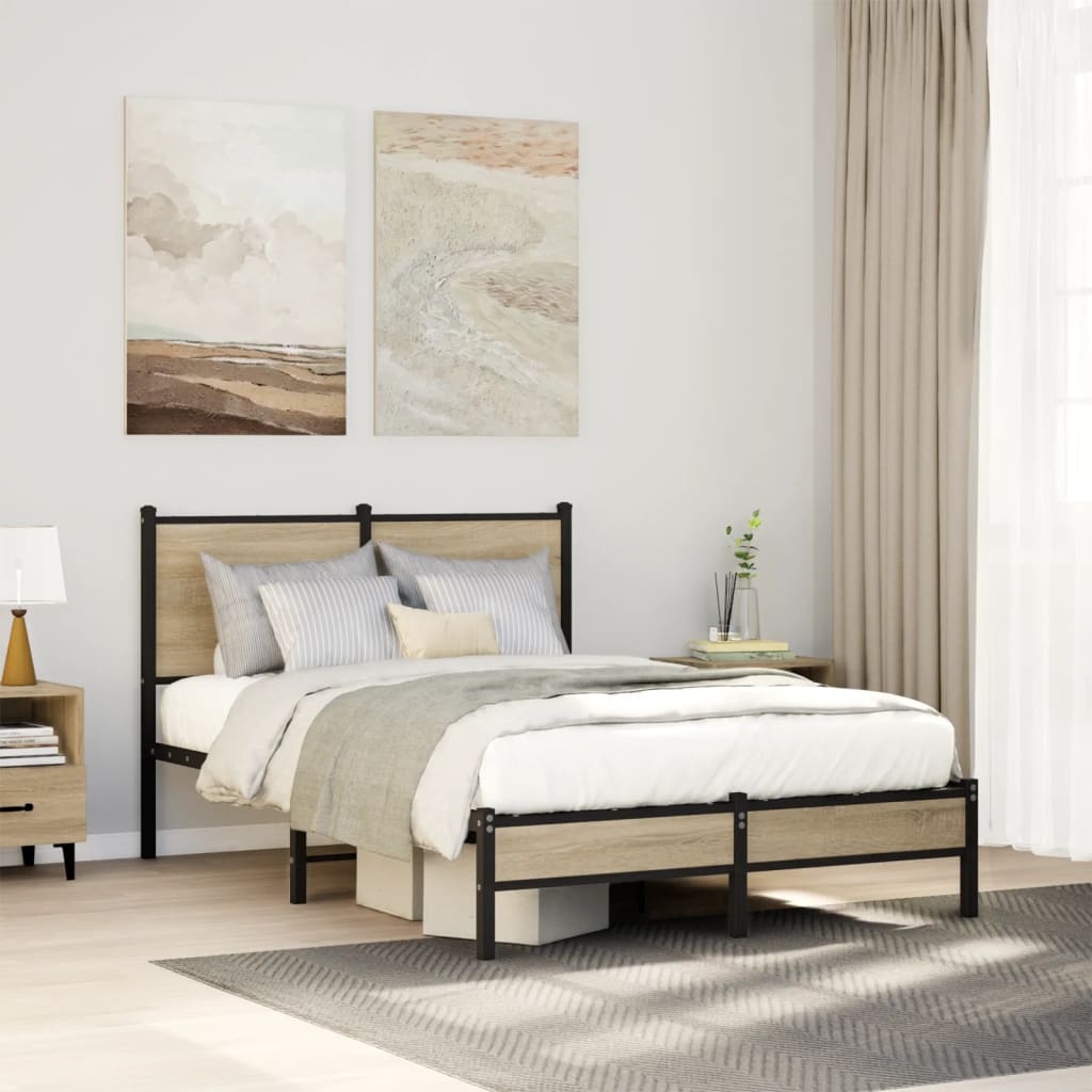 Metal Bed Frame Without Mattress