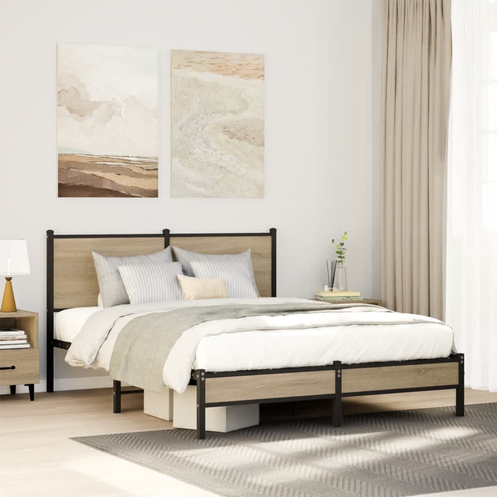 Metal Bed Frame Without Mattress