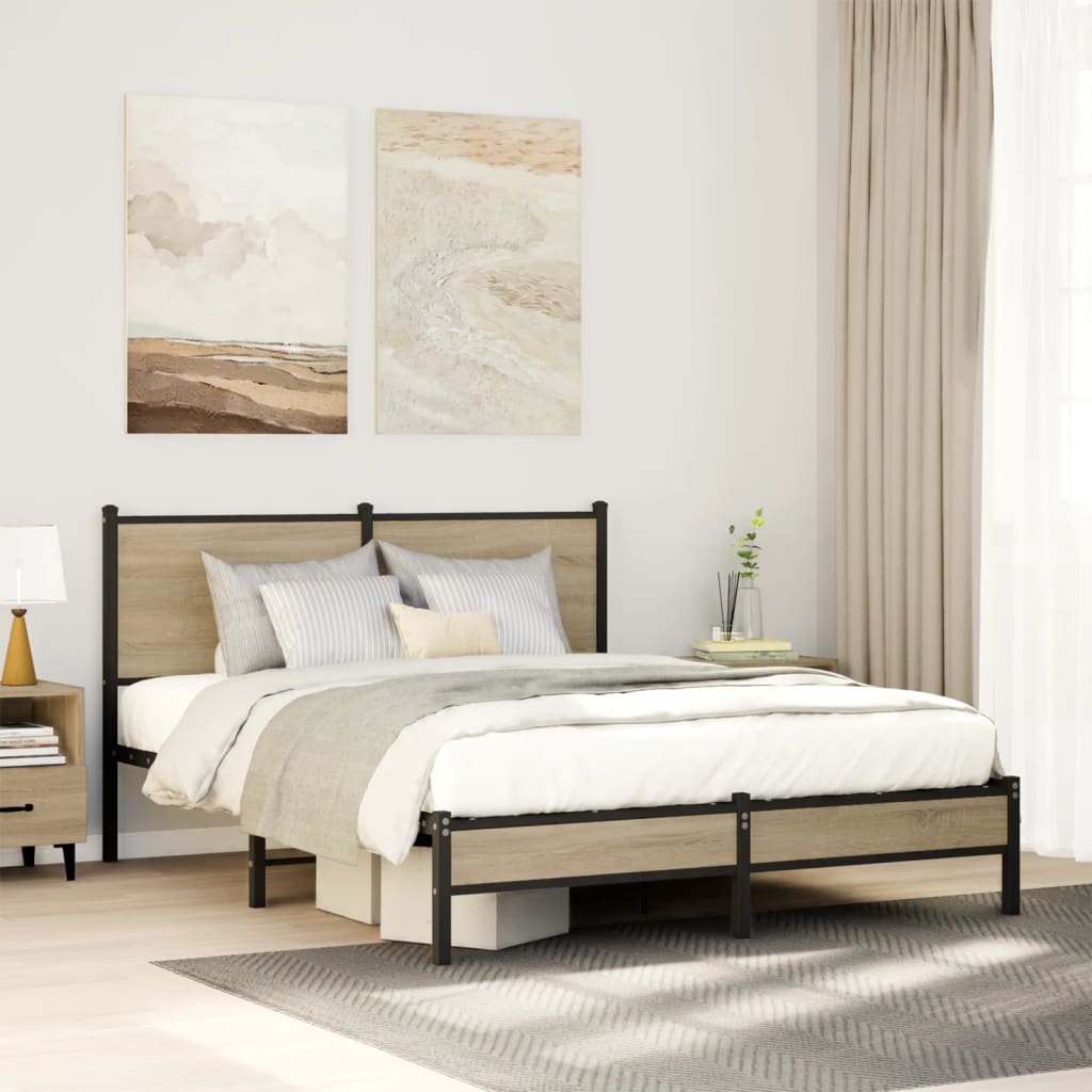 Metal Bed Frame Without Mattress