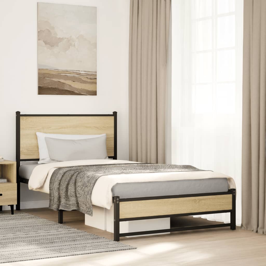 Metal Bed Frame Without Mattress