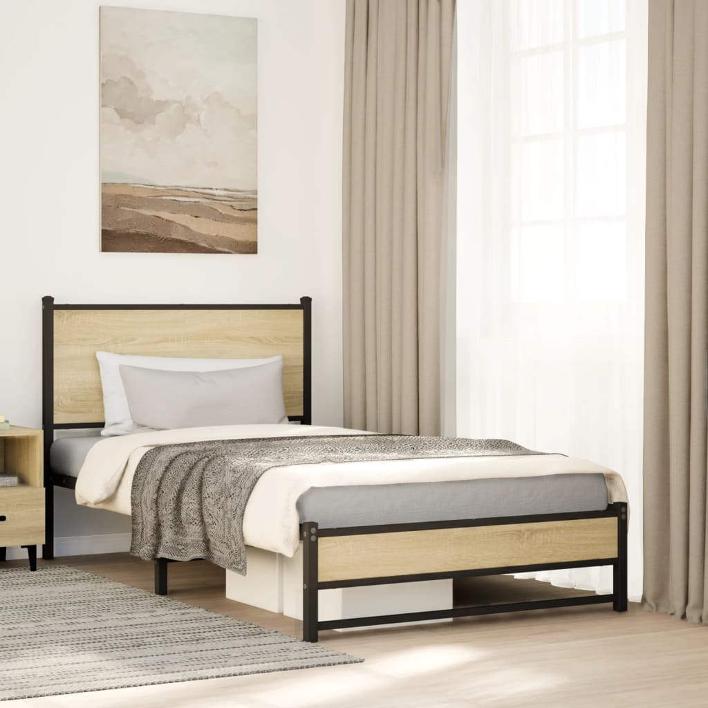Metal Bed Frame Without Mattress