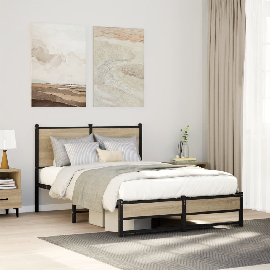 Metal Bed Frame Without Mattress