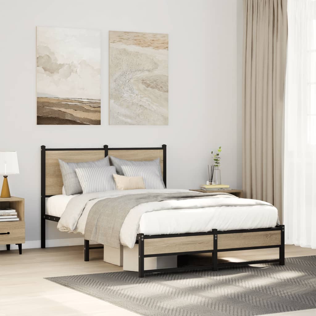 Metal Bed Frame Without Mattress